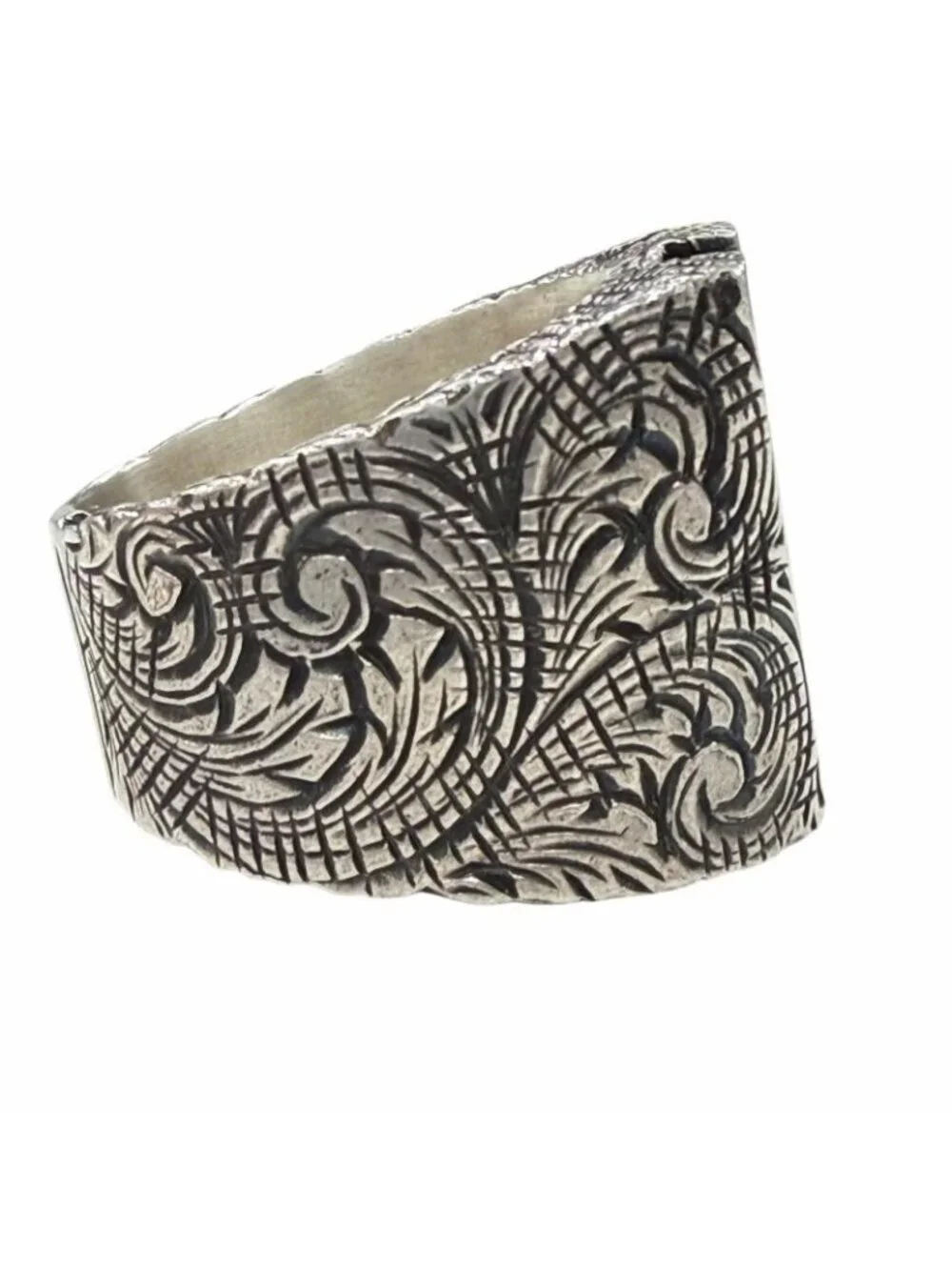 Gucci Arabesque Alphabet Letter Ring Silver-l Weight - Picture 5 of 8